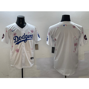 MLB Blank Los Angeles Dodgers white jersey