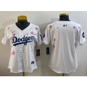 MLB Blank Los Angeles Dodgers white jersey