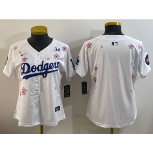 MLB Blank Los Angeles Dodgers white jersey