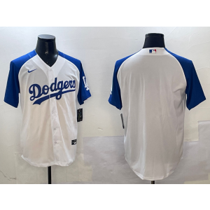MLB Blank Los Angeles Dodgers white jersey