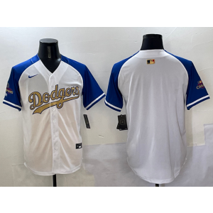 MLB Blank Los Angeles Dodgers white jersey