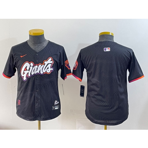 MLB Blank San Francisco Giants black jersey