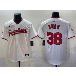 MLB Cleveland Guardians white jersey