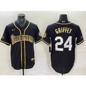MLB Seattle Mariners black jersey