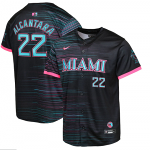 MLB Miami Marlins black City Connect jersey