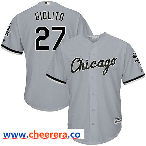 MLB Lucas Giolito Chicago White Sox gray jersey