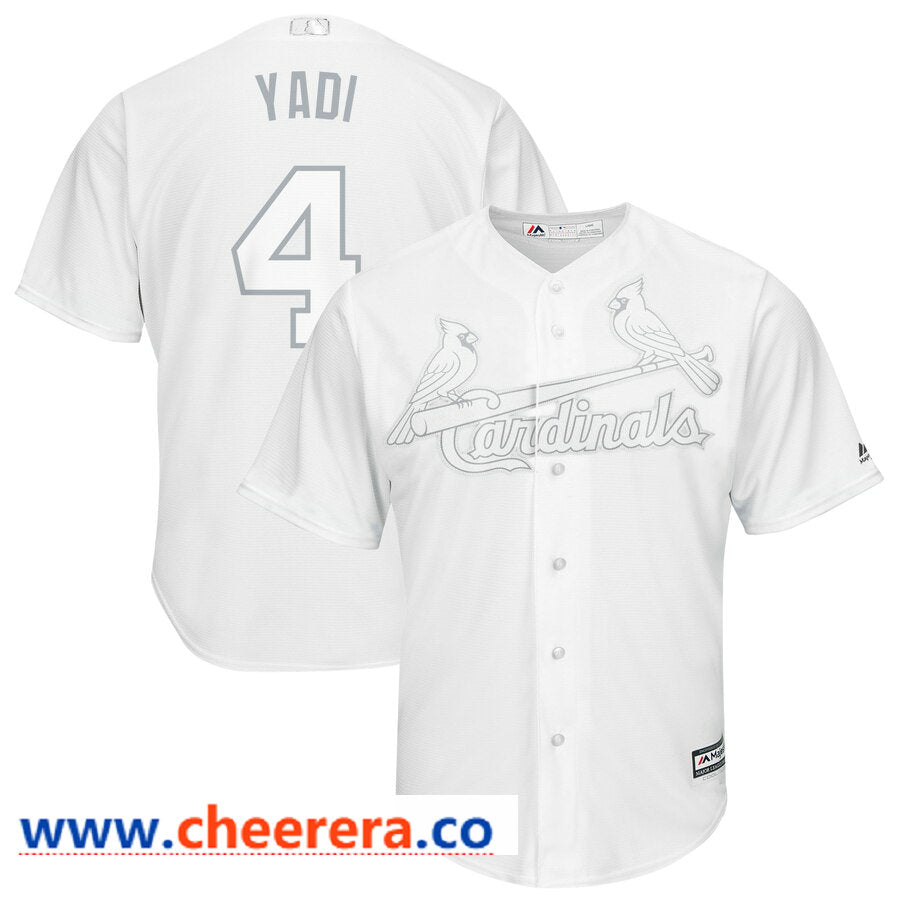 MLB Yadier Molina Yadi St. Louis Cardinals white jersey