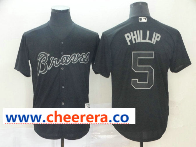 MLB Freddie Freeman Atlanta Braves black jersey