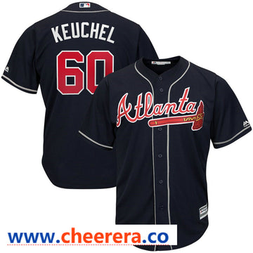 MLB Dallas Keuchel Atlanta Braves navy jersey