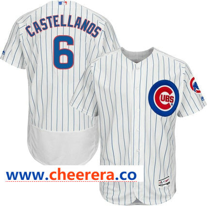 MLB Nick Castellanos Chicago Cubs white jersey