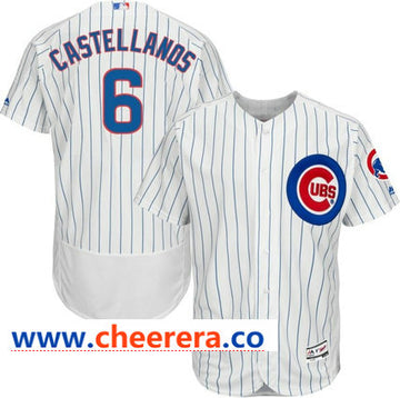 MLB Nick Castellanos Chicago Cubs white jersey