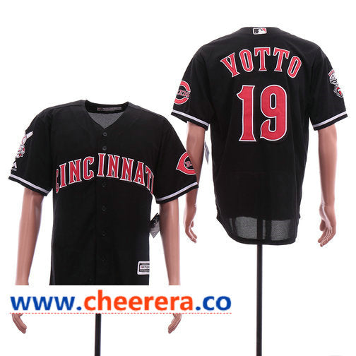 MLB Joey Votto Cincinnati Reds black jersey