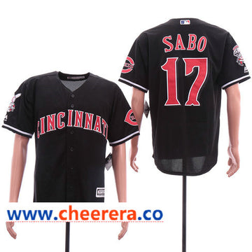 MLB Chris Sabo Cincinnati Reds black jersey