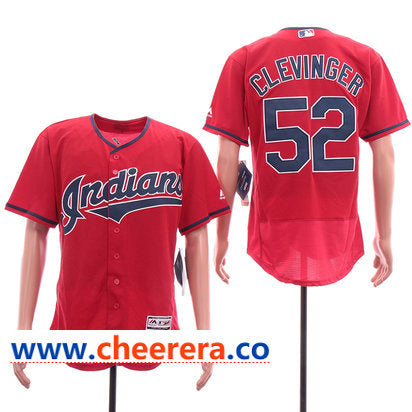 MLB Mike Clevinger Cleveland Guardians red jersey