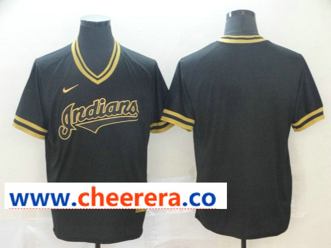 MLB Blank Cleveland Guardians black Legend jersey