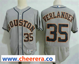 MLB Justin Verlander Houston Astros grey jersey