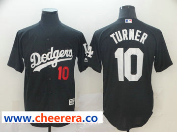 MLB Justin Turner Los Angeles Dodgers black jersey