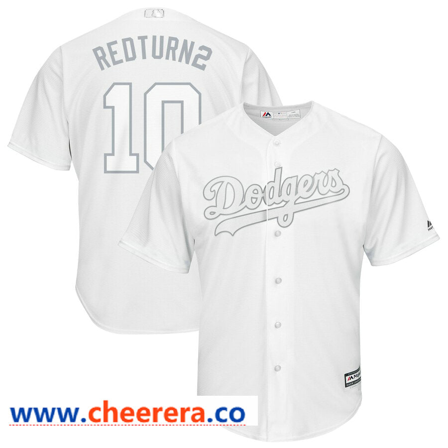 MLB Justin Turner RedTurn Los Angeles Dodgers white jersey