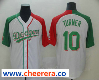 MLB Justin Turner Los Angeles Dodgers white Heritage jersey