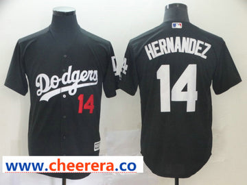 MLB Enrique Hernandez Los Angeles Dodgers black jersey
