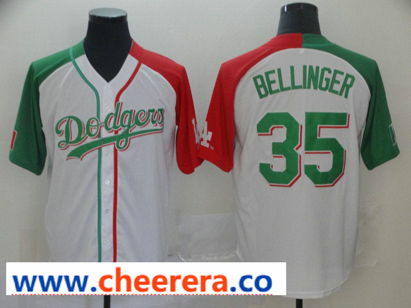 MLB Cody Bellinger Los Angeles Dodgers white Heritage jersey