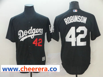 MLB Jackie Robinson Los Angeles Dodgers black jersey