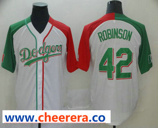 MLB Jackie Robinson Los Angeles Dodgers white Heritage jersey