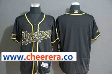 MLB Blank Los Angeles Dodgers black jersey