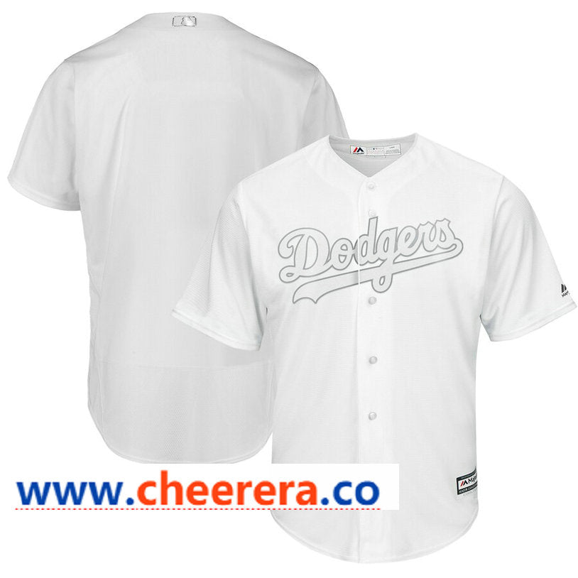 MLB Blank Los Angeles Dodgers white jersey