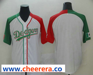 MLB Blank Los Angeles Dodgers white Heritage jersey