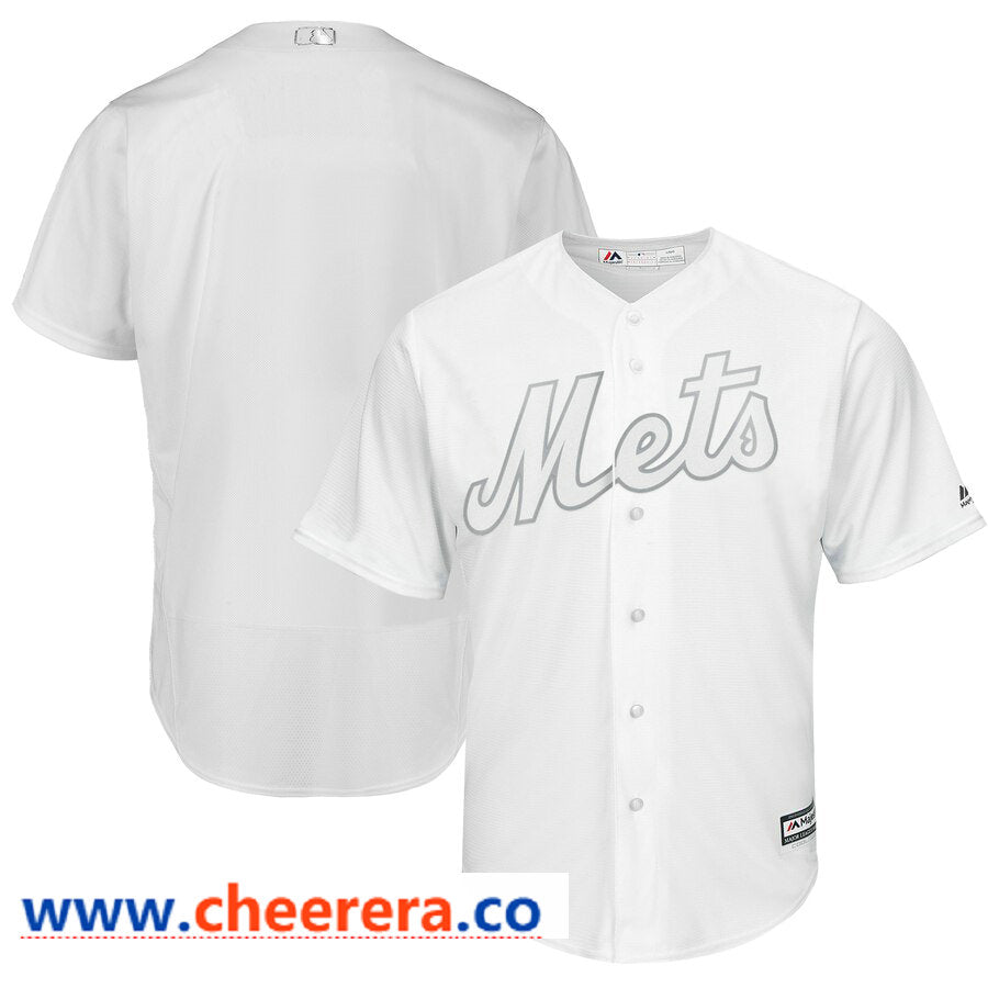 MLB Blank New York Mets white jersey