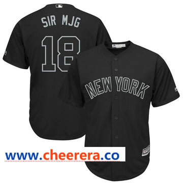 MLB Didi Gregorius Sir Mjg New York Yankees black jersey