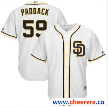 MLB Chris Paddack San Diego Padres white jersey