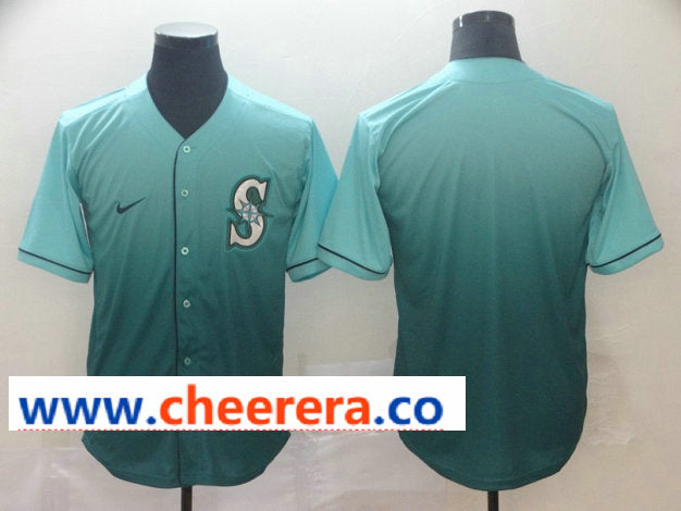 MLB Blank Seattle Mariners green Fashion jersey