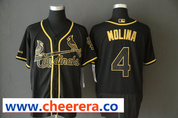 MLB Yadier Molina St. Louis Cardinals black jersey