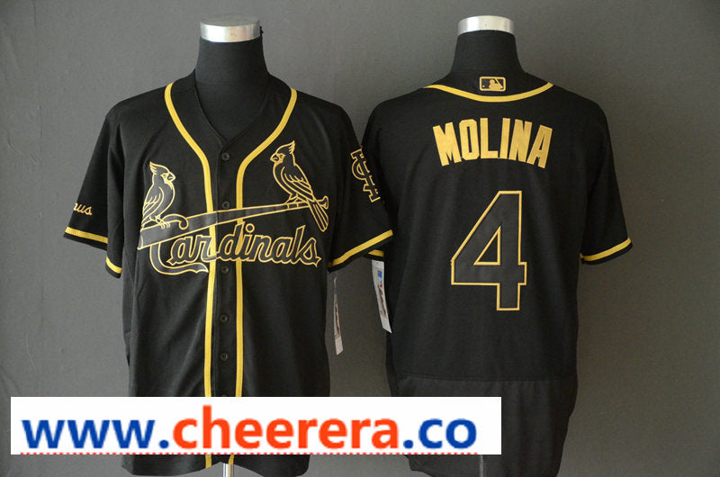 MLB Yadier Molina St. Louis Cardinals black jersey