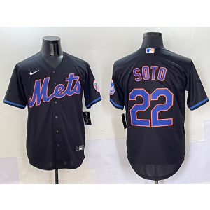 MLB New York Mets black jersey