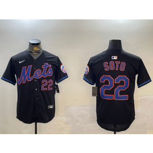 MLB New York Mets black jersey