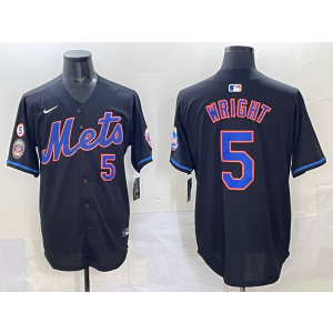 MLB New York Mets black jersey