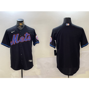 MLB Blank New York Mets black jersey