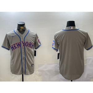 MLB Blank New York Mets grey jersey