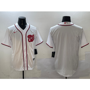 MLB Blank Washington Nationals white jersey