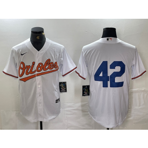 MLB Baltimore Orioles white jersey