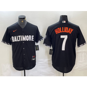 MLB Baltimore Orioles black City Connect jersey