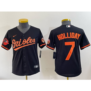 MLB Baltimore Orioles black jersey