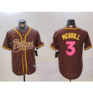 MLB San Diego Padres brown jersey