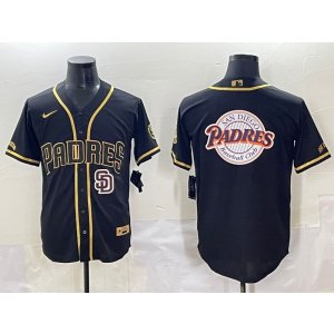 MLB Blank San Diego Padres black jersey