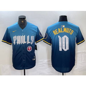 MLB Philadelphia Phillies blue City Connect jersey