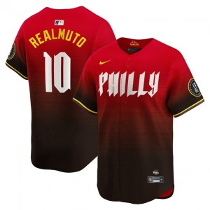 MLB Philadelphia Phillies red City Connect jersey