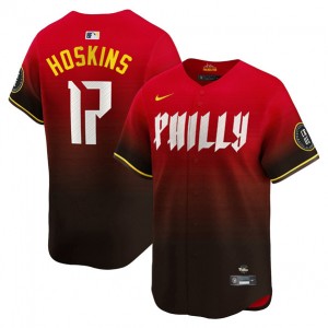 MLB Philadelphia Phillies red City Connect jersey